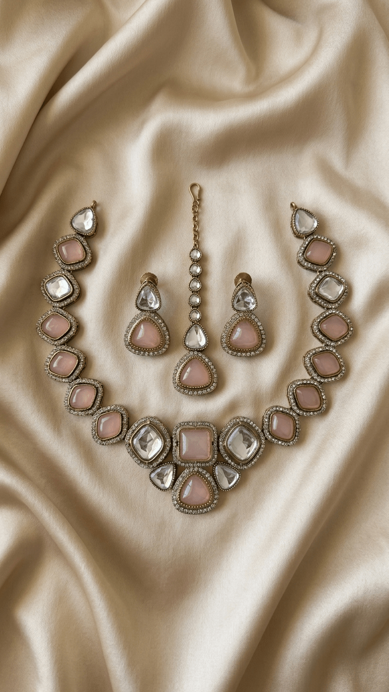 Karina Pink Set | Ready-to-ship - Touch Of Elegance