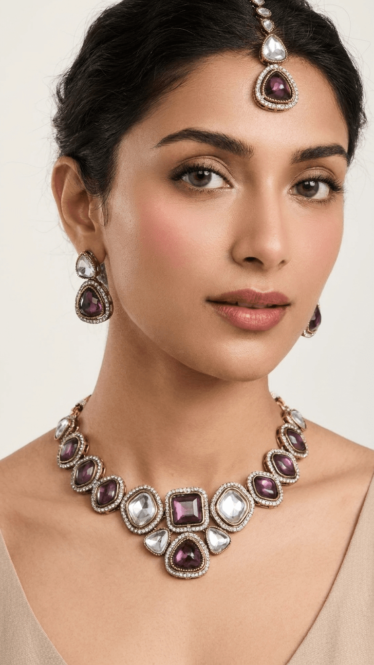 Karina Purple Set | Ready-to-ship - Touch Of Elegance