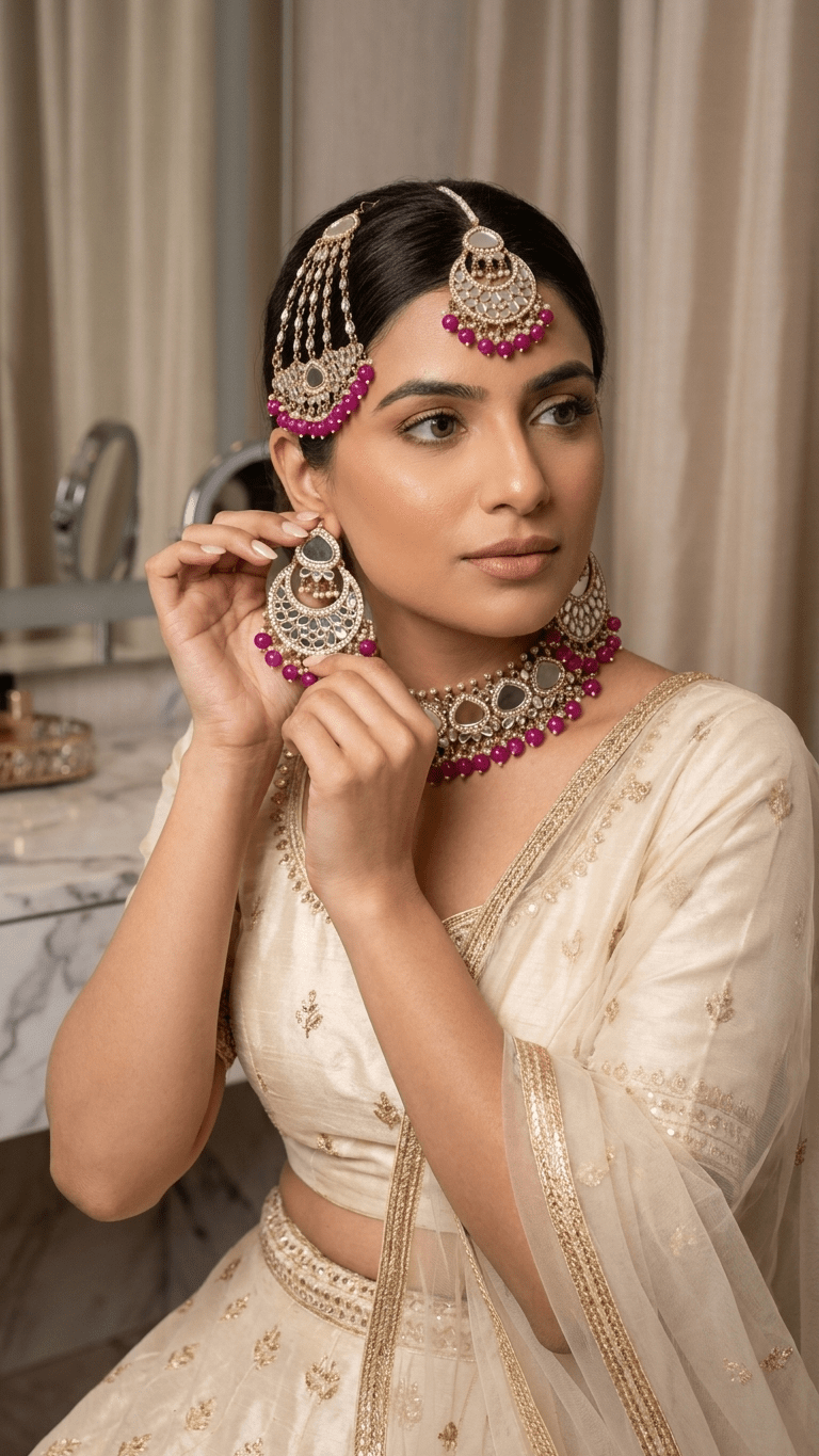 Kiara Mirror Set | Ready - to - ship - Touch Of Elegance