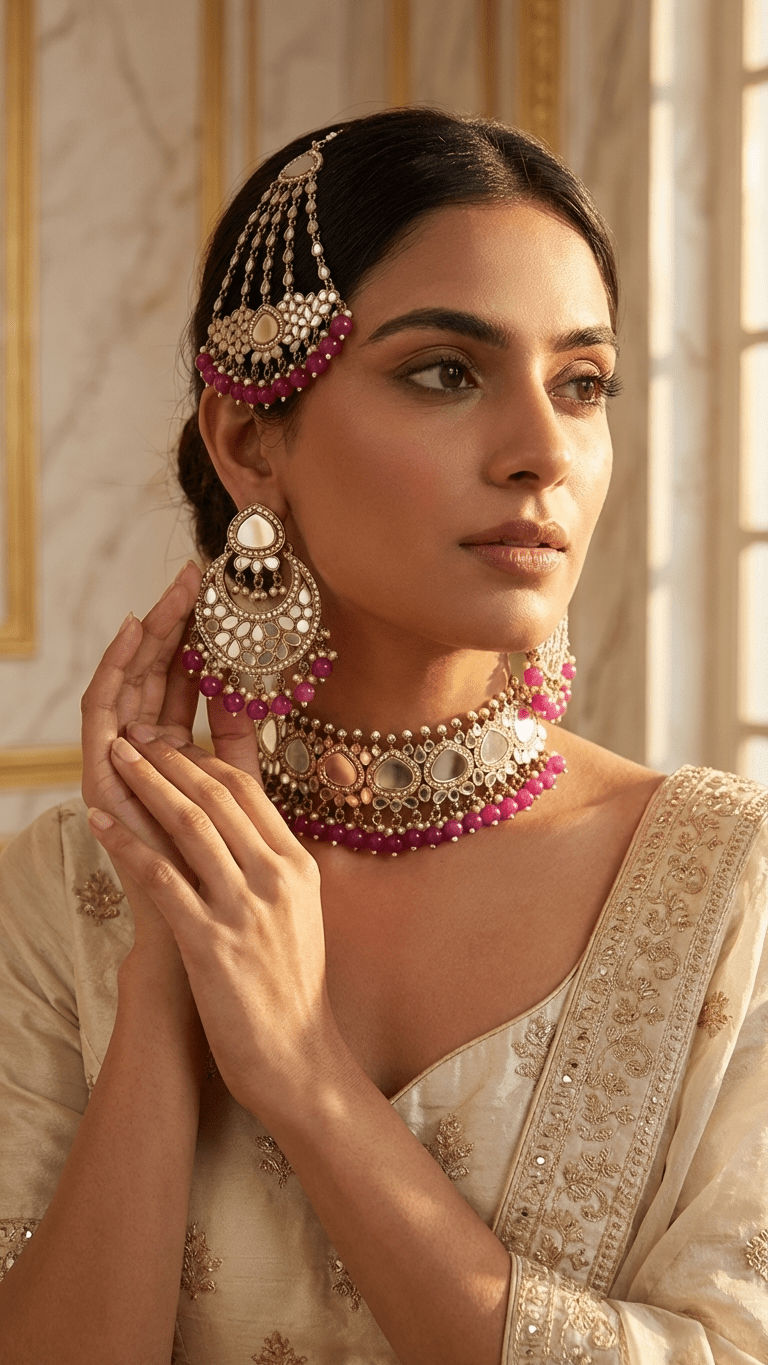 Kiara Mirror Set | Ready - to - ship - Touch Of Elegance