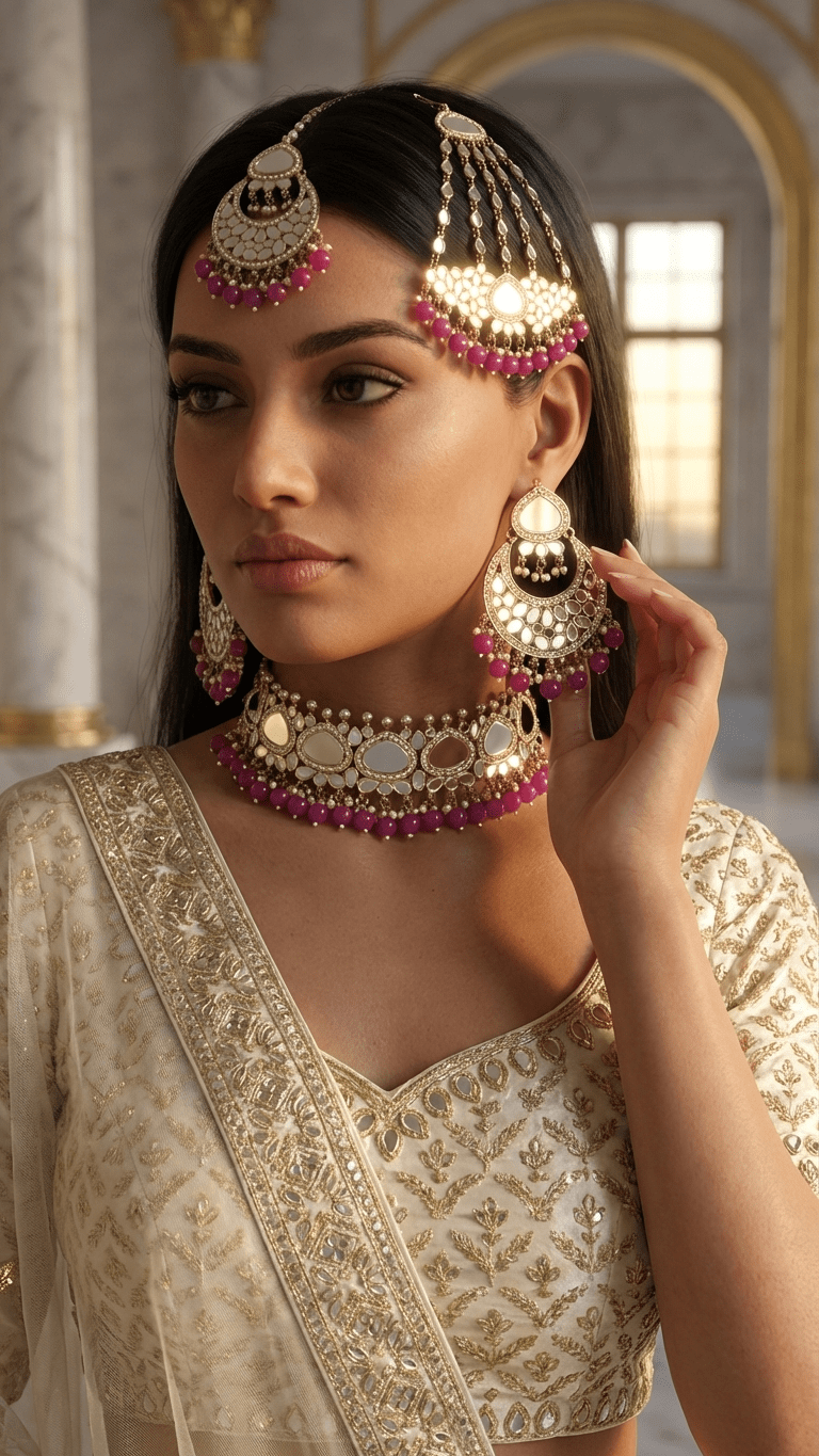 Kiara Mirror Set | Ready - to - ship - Touch Of Elegance