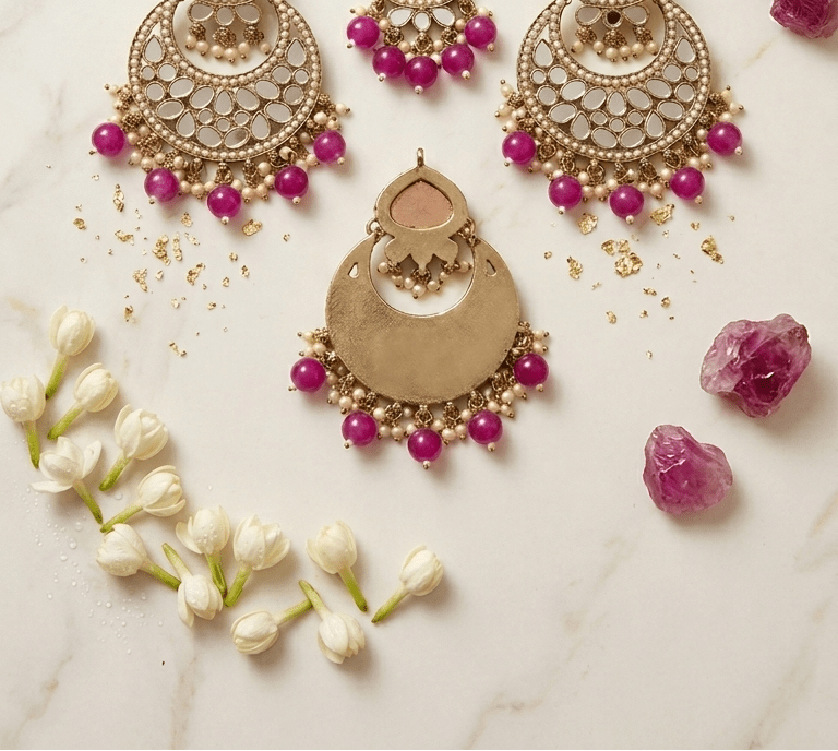 Kiara Mirror Set | Ready - to - ship - Touch Of Elegance