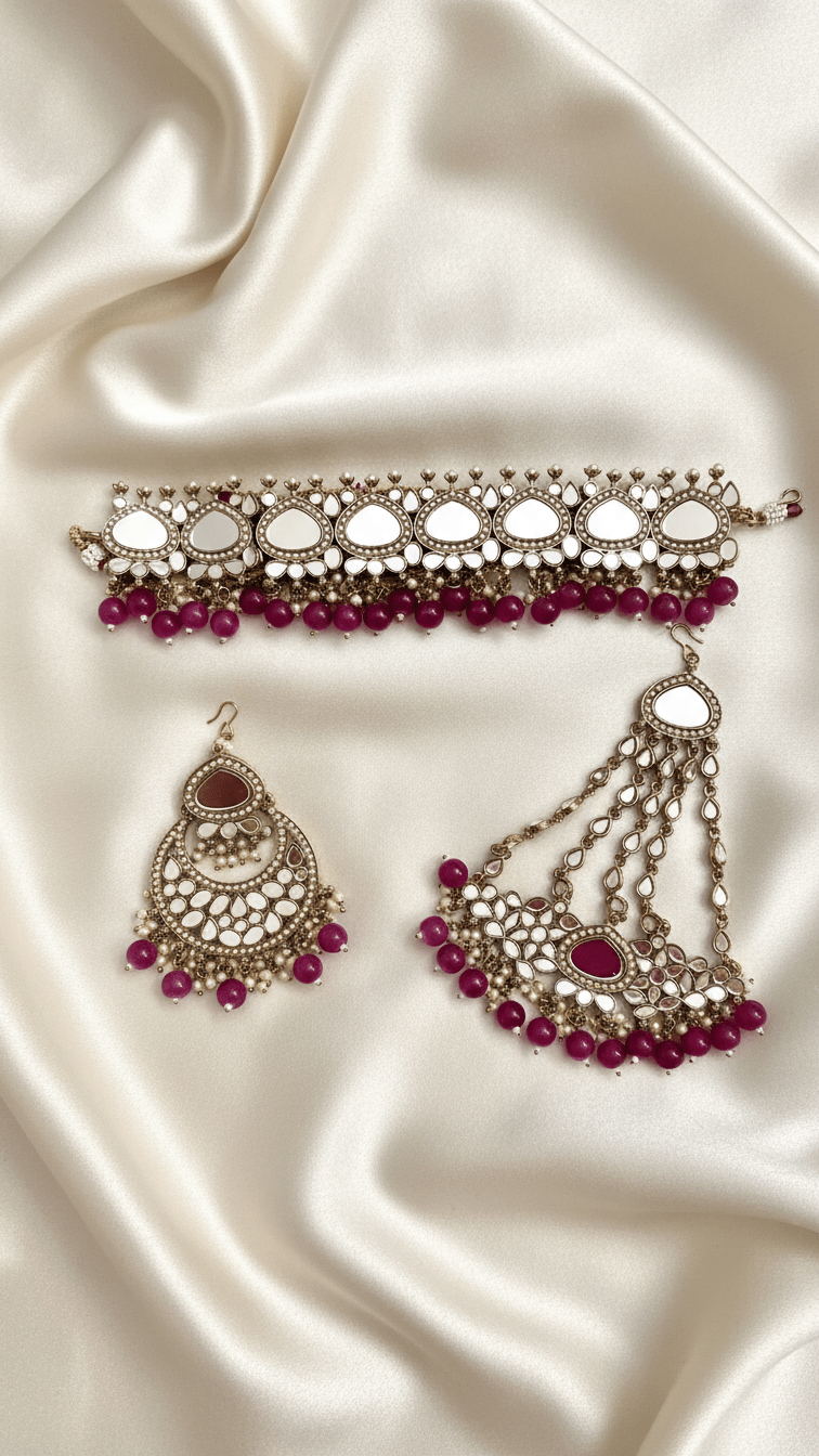 Kiara Mirror Set | Ready - to - ship - Touch Of Elegance