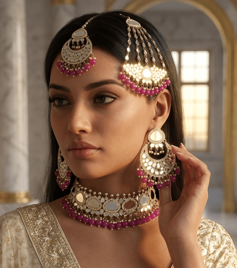 Kiara Mirror Set | Ready - to - ship - Touch Of Elegance