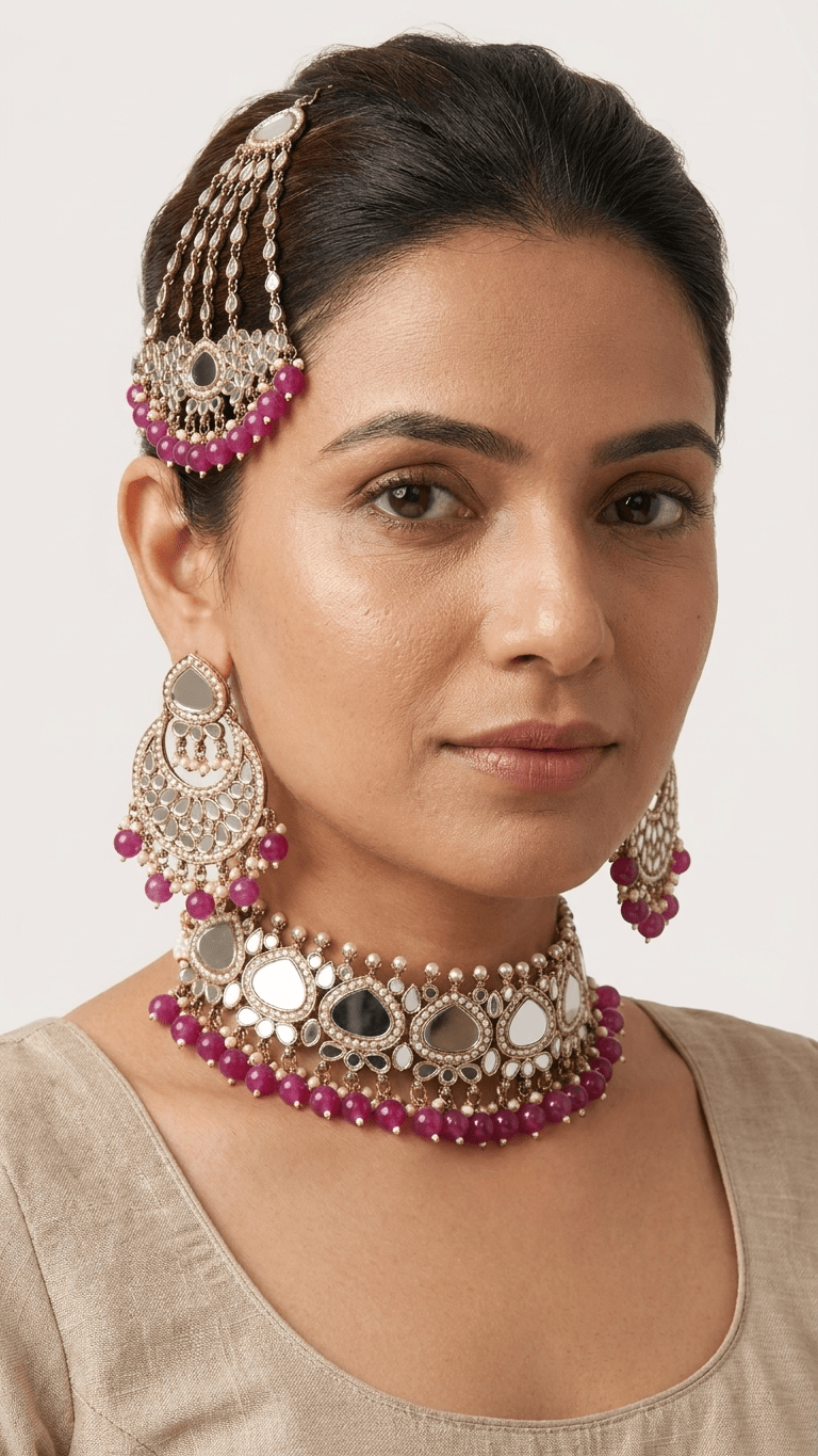 Kiara Mirror Set | Ready - to - ship - Touch Of Elegance