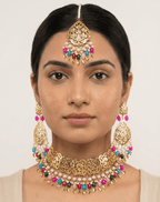 Kiran Pippal Patti Multi Set | Ready - to - ship - Touch Of Elegance
