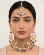 Kiran Pippal Patti Multi Set | Ready-to-ship - Touch Of Elegance