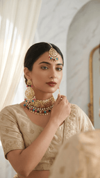 Kiran Pippal Patti Multi Set | Ready-to-ship - Touch Of Elegance