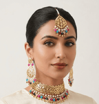 Kiran Pippal Patti Multi Set | Ready-to-ship - Touch Of Elegance