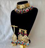 Kiran Pippal Patti Multi Set | Ready - to - ship - Touch Of Elegance