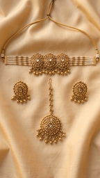 Leena Gold Set | Ready - to - ship - Touch Of Elegance