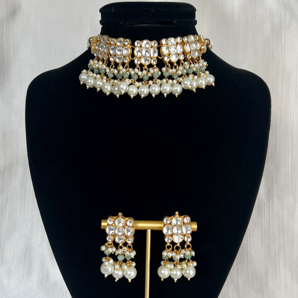 Lily Kundan Set | Pre - order - Touch Of Elegance
