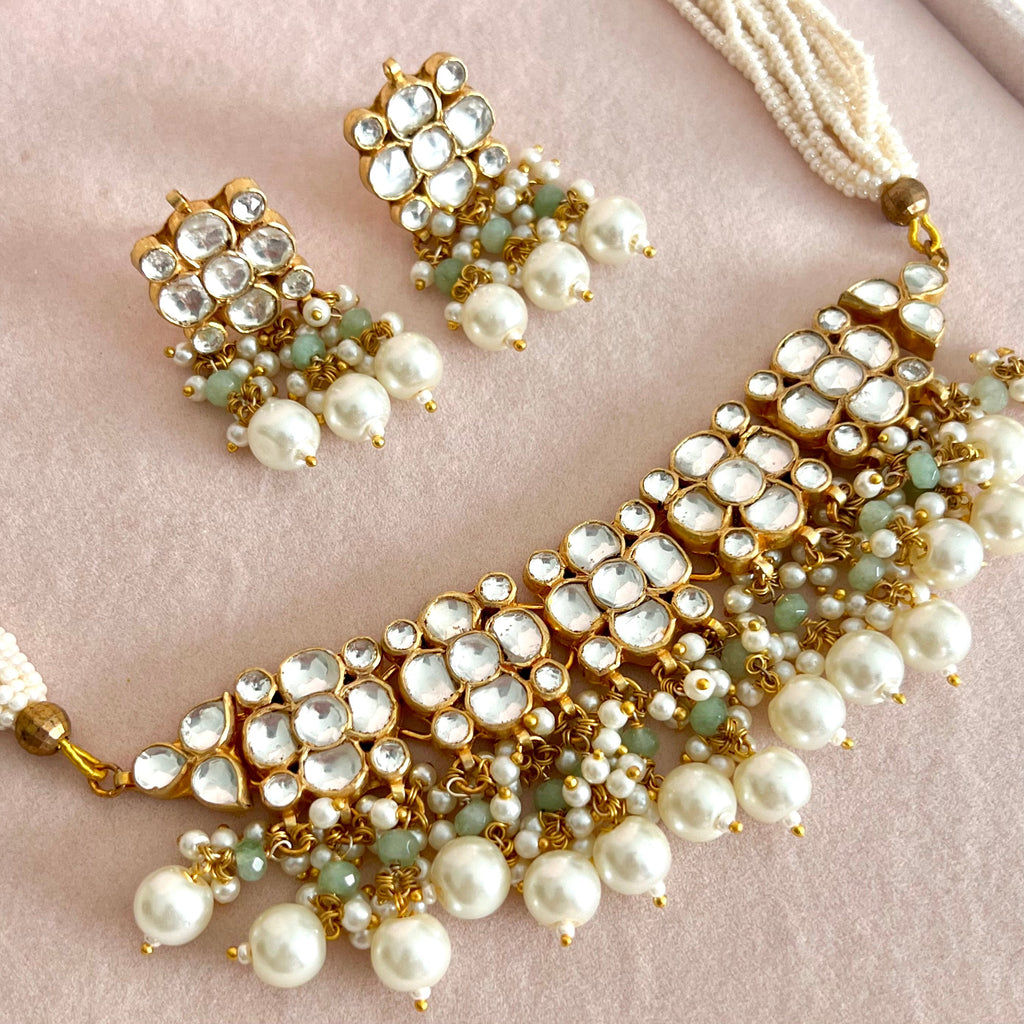 Lily Kundan Set | Pre - order - Touch Of Elegance