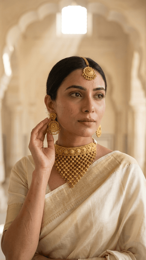 Lina Gold Set | Made - on - order - Touch Of Elegance