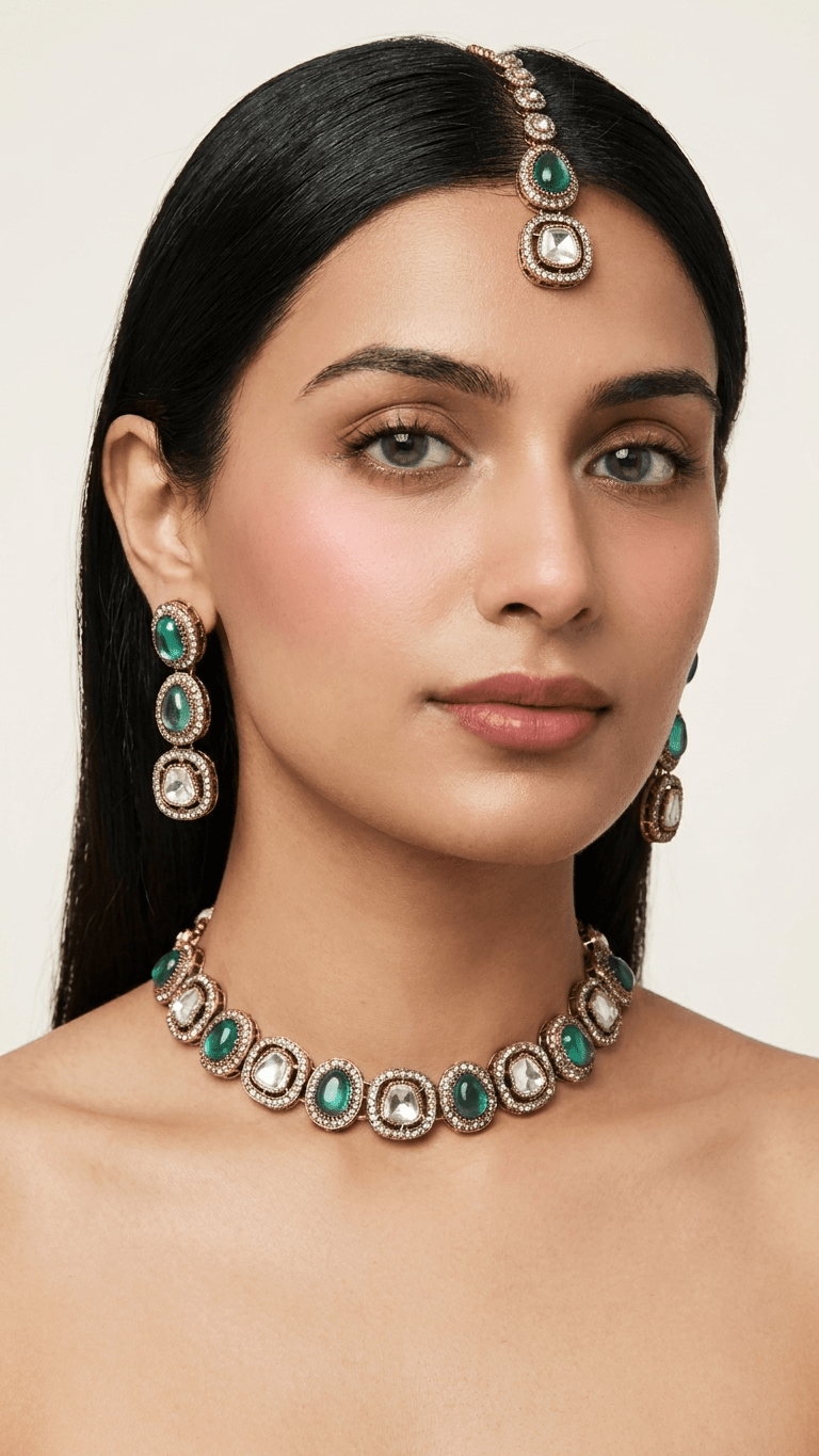 Lydia Aqua Set | Ready-to-ship - Touch Of Elegance