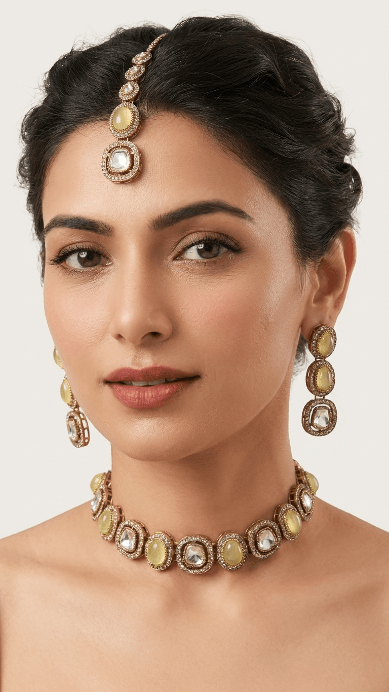 Lydia Yellow Set | Ready-to-ship - Touch Of Elegance