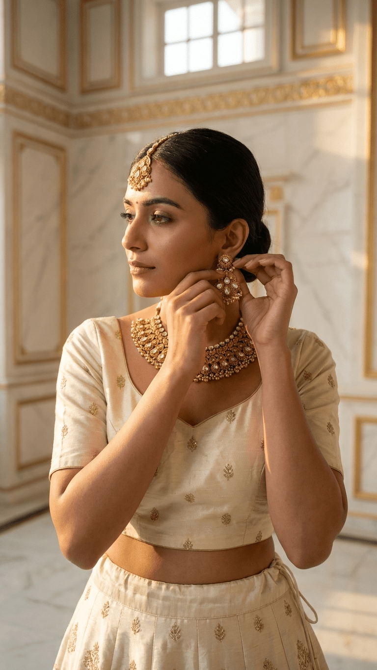 Mahima Gold Set | Made - on - order - Touch Of Elegance