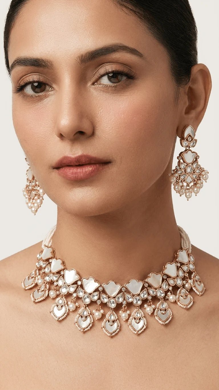 Maria Mother-of-Pearl Set | Ready-to-ship - Touch Of Elegance