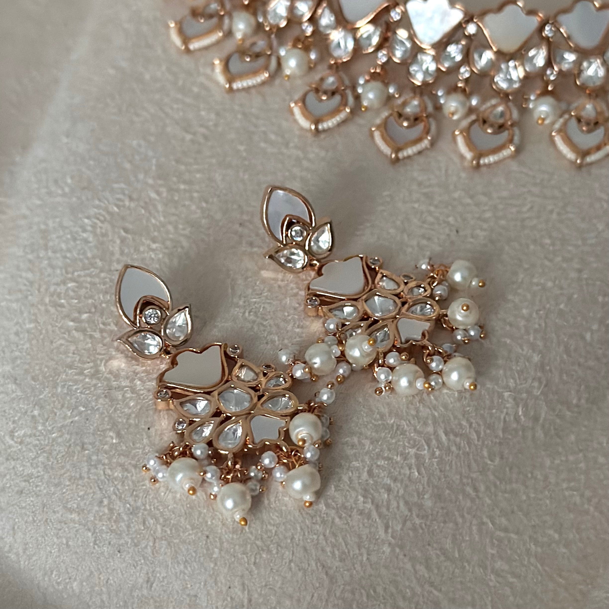 Maria Mother - of - Pearl Set | Ready - to - ship - Touch Of Elegance