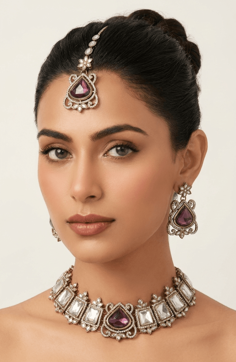Marina Purple Set | Ready-to-ship - Touch Of Elegance
