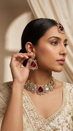 Marina Ruby Set | Ready-to-ship - Touch Of Elegance