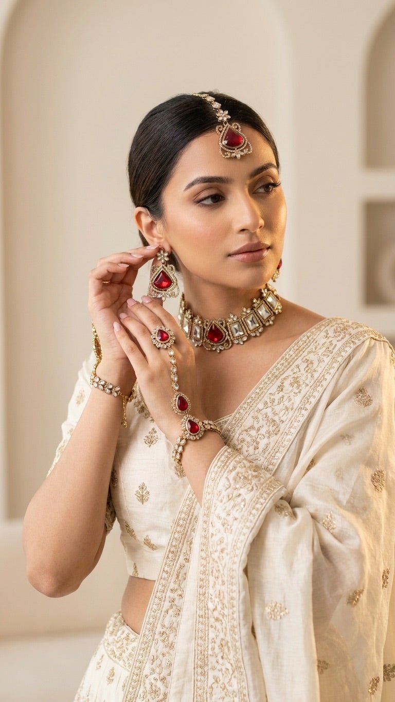 Marina Ruby Set | Ready-to-ship - Touch Of Elegance