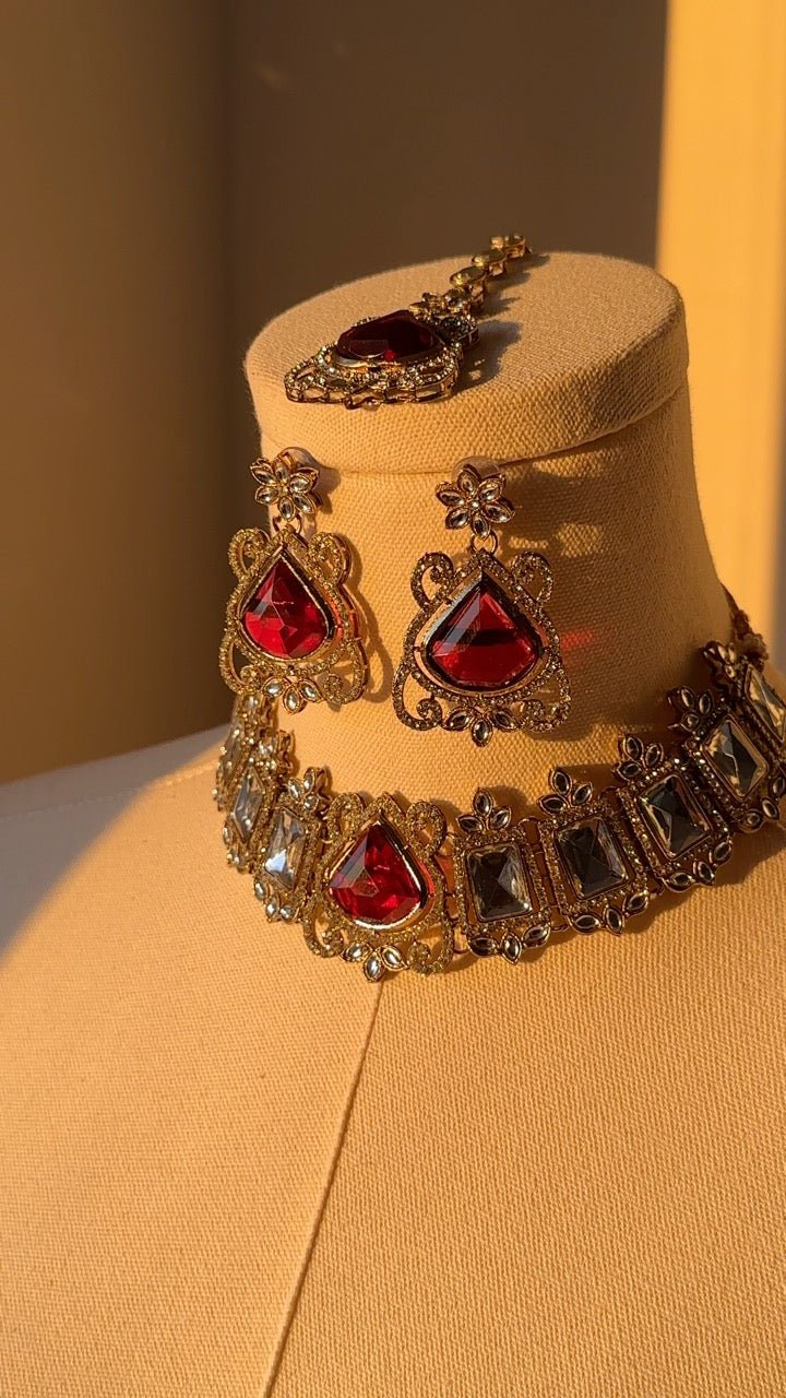 Marina Ruby Set | Ready-to-ship - Touch Of Elegance