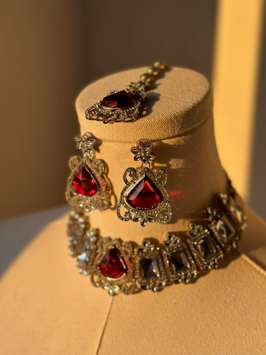 Marina Ruby Set | Ready-to-ship - Touch Of Elegance