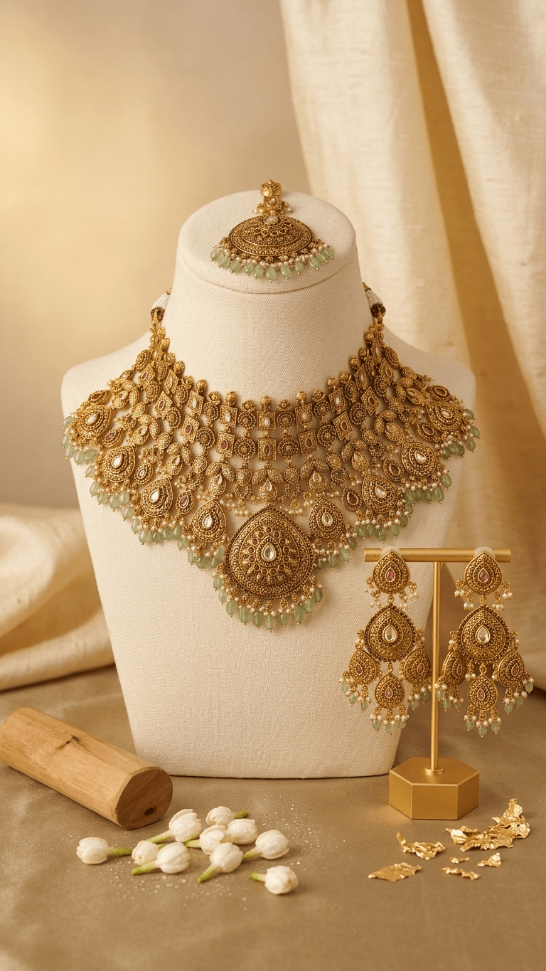 Marina Sage Bridal Set - Ready-to-ship - Touch Of Elegance