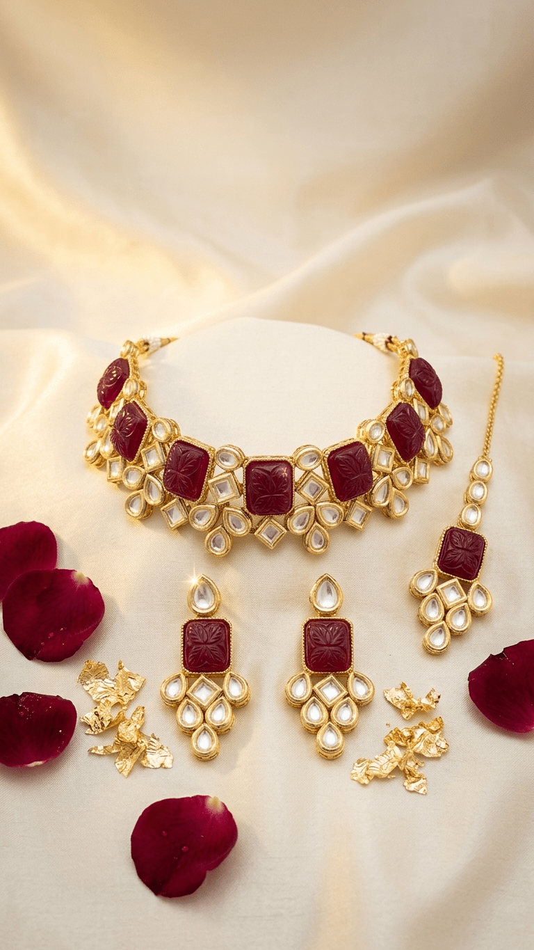 Marya Red Set | Ready-to-ship - Touch Of Elegance