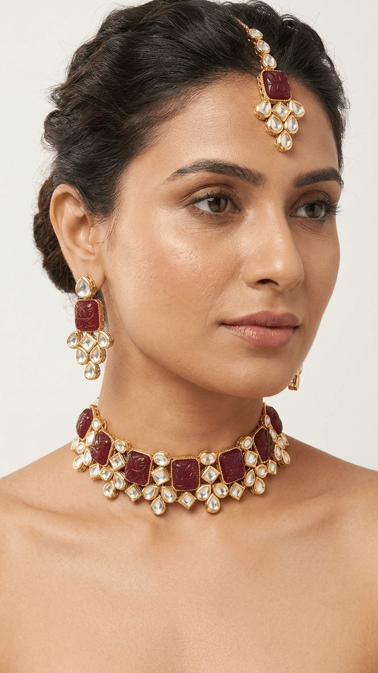 Marya Red Set | Ready-to-ship - Touch Of Elegance