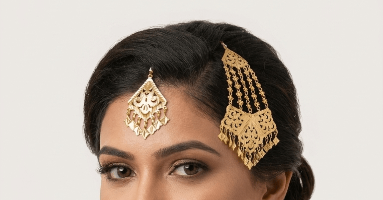 Meena Pippal Patti Set | Ready - to - ship - Touch Of Elegance