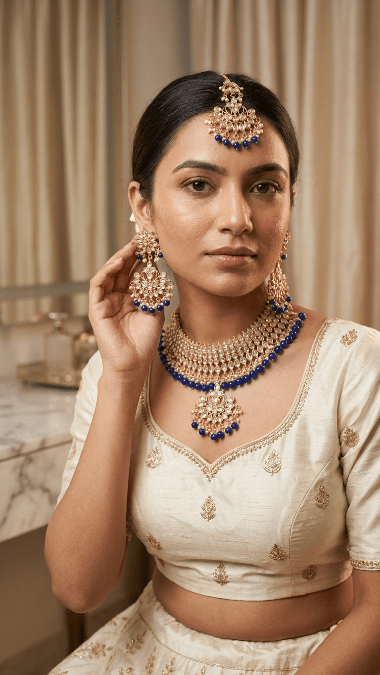 Midnight Blue Set | Ready - to - ship - Touch Of Elegance