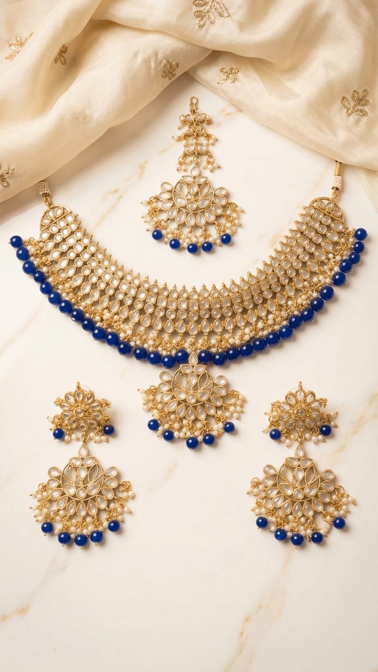 Midnight Blue Set | Ready - to - ship - Touch Of Elegance