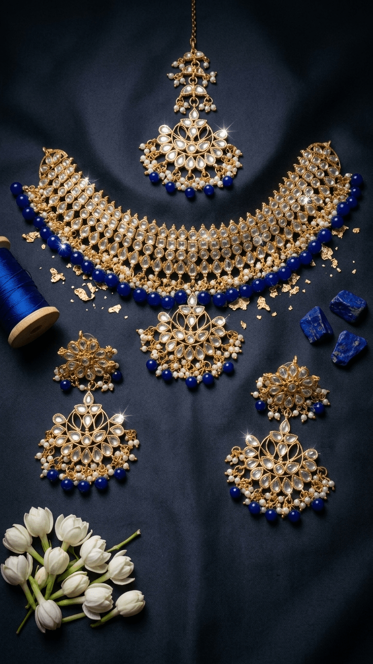Midnight Blue Set | Ready - to - ship - Touch Of Elegance