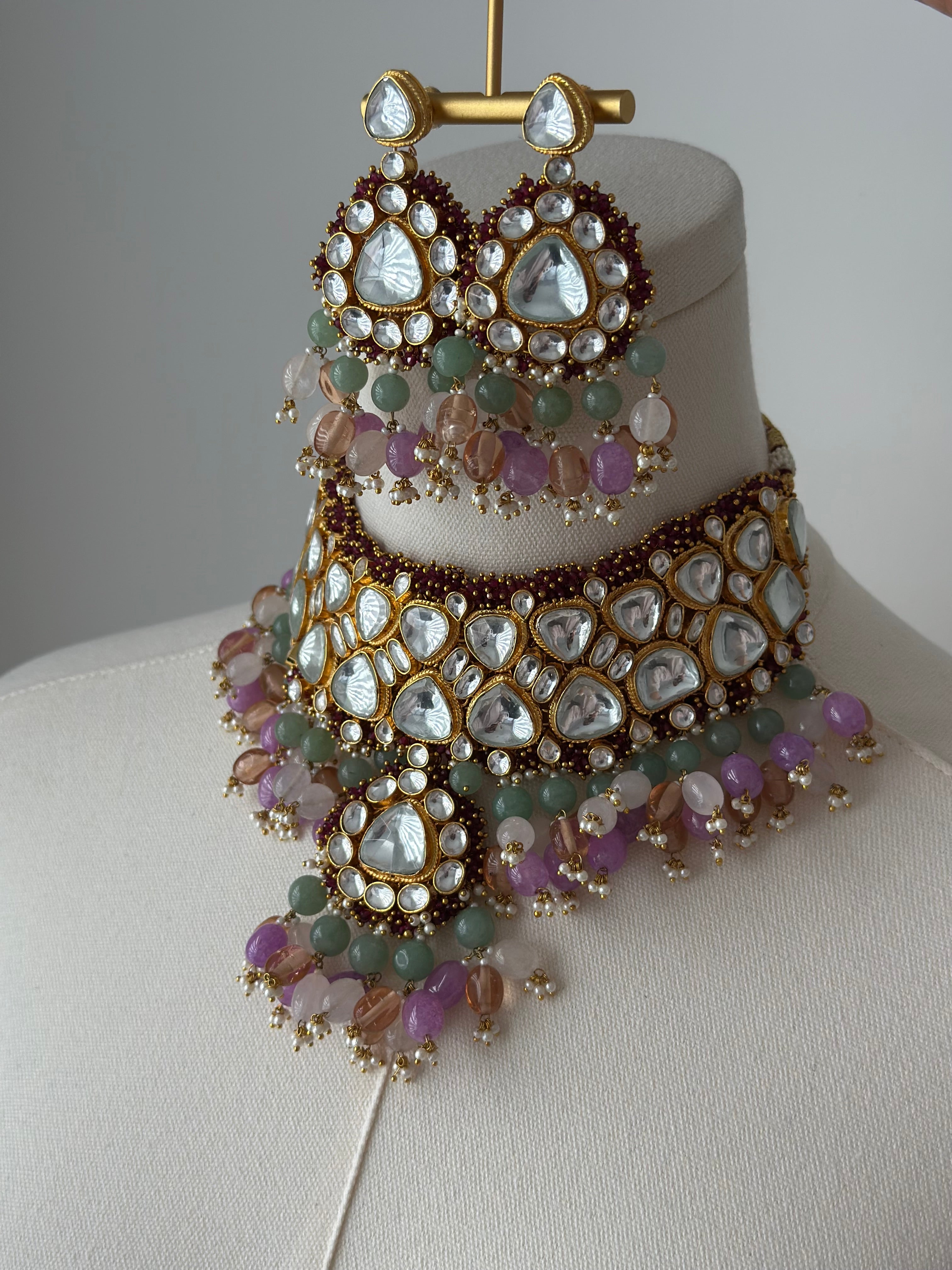 Mina Gold - plated Set | Ready - to - ship - Touch Of Elegance