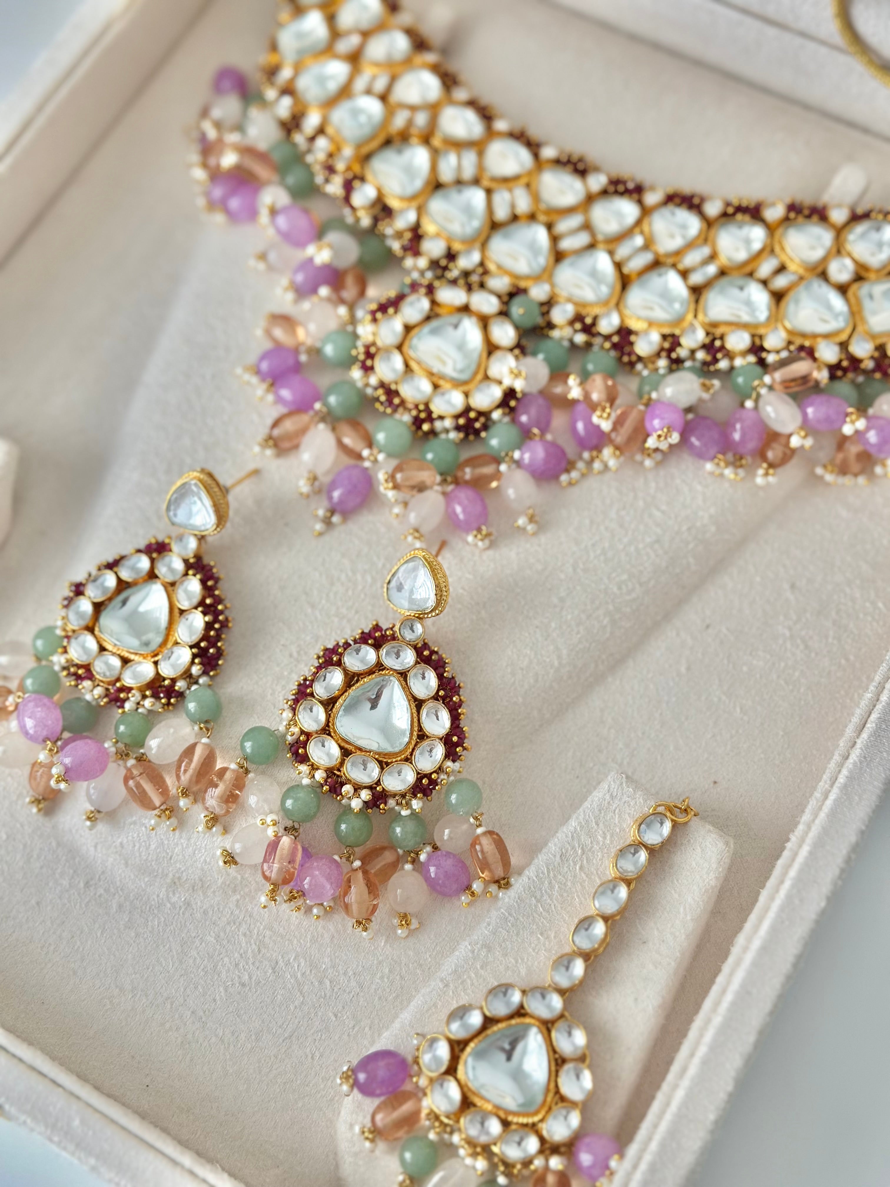 Mina Gold - plated Set | Ready - to - ship - Touch Of Elegance