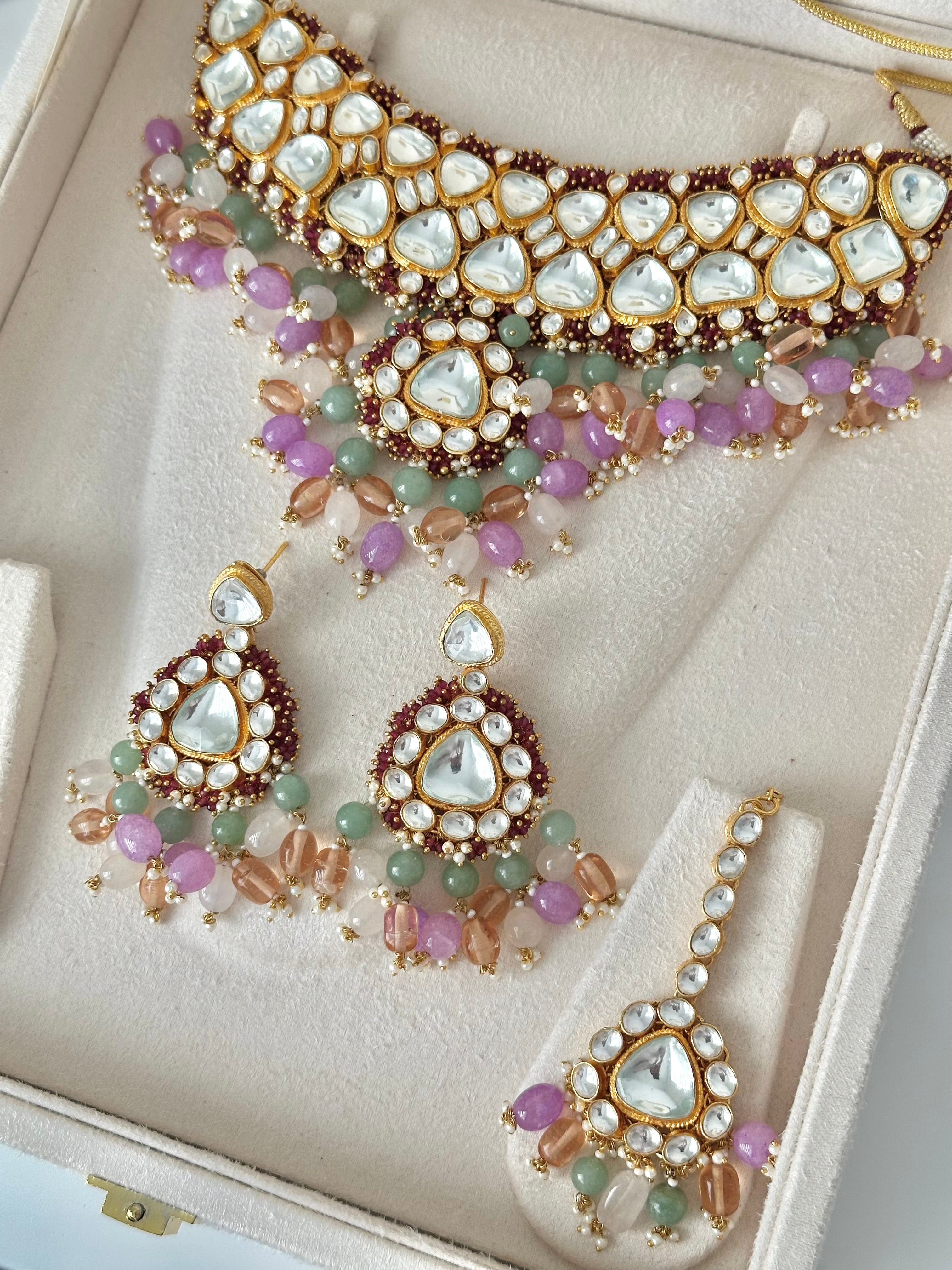 Mina Gold - plated Set | Ready - to - ship - Touch Of Elegance