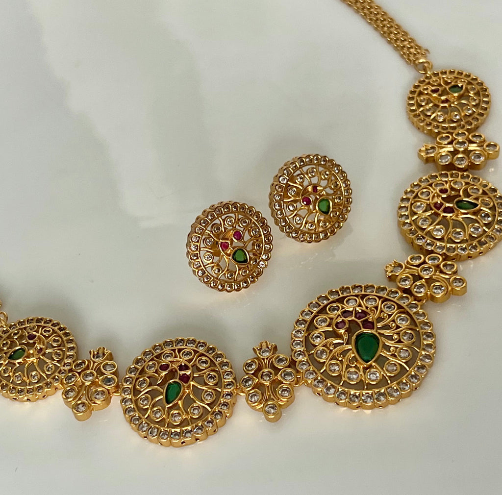 Mina Peacock Set | Ready - to - ship - Touch Of Elegance