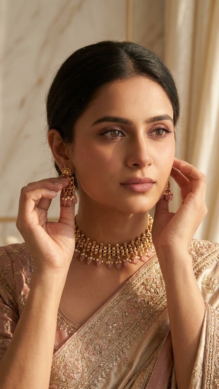Mina Polki Set | Ready-to-ship - Touch Of Elegance