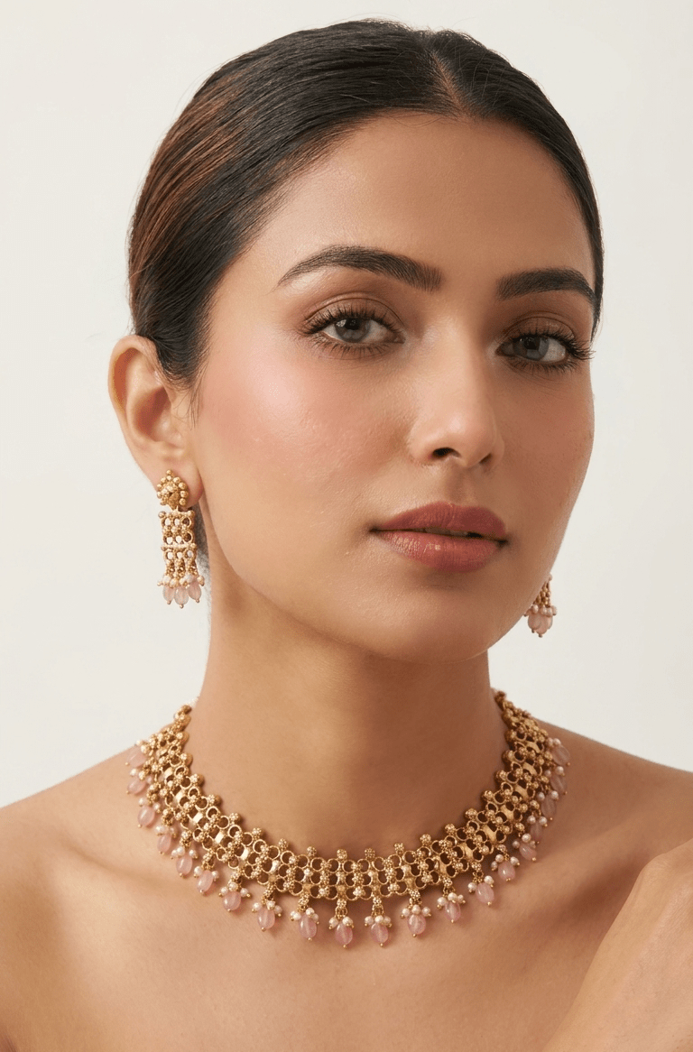 Mina Polki Set | Ready-to-ship - Touch Of Elegance