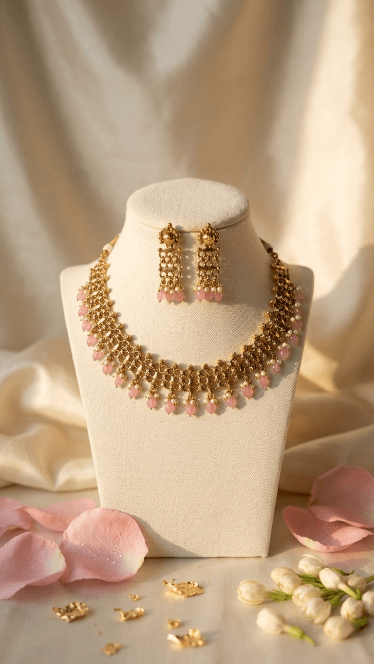 Mina Polki Set | Ready-to-ship - Touch Of Elegance