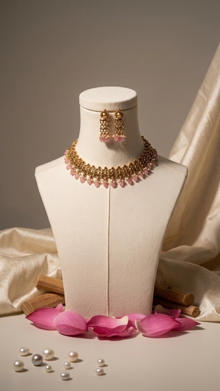 Mina Polki Set | Ready-to-ship - Touch Of Elegance