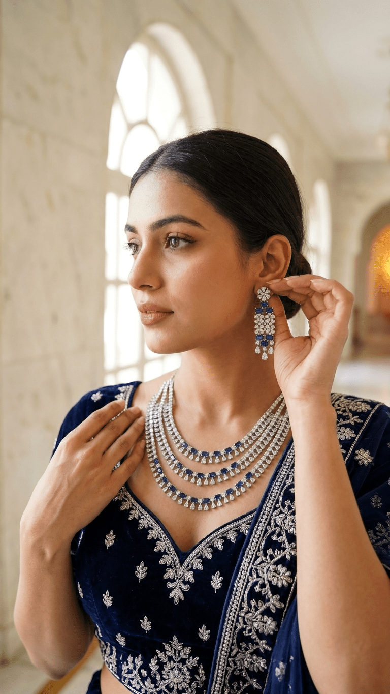 Mira American Diamond Set | Ready-to-ship - Touch Of Elegance