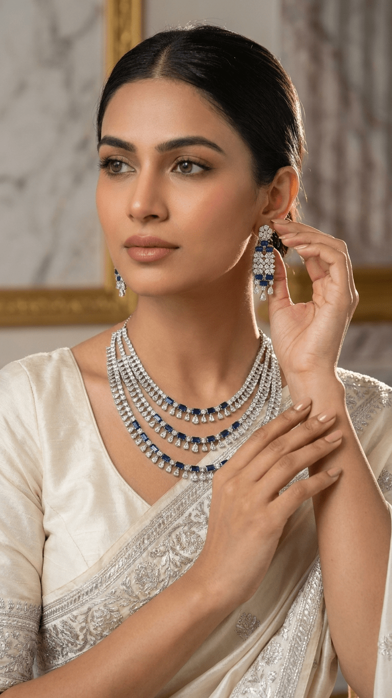 Mira American Diamond Set | Ready-to-ship - Touch Of Elegance