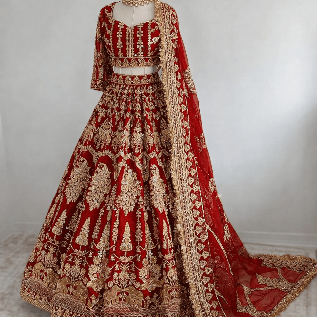 Mor Mahal Bridal Lehenga - Touch Of Elegance