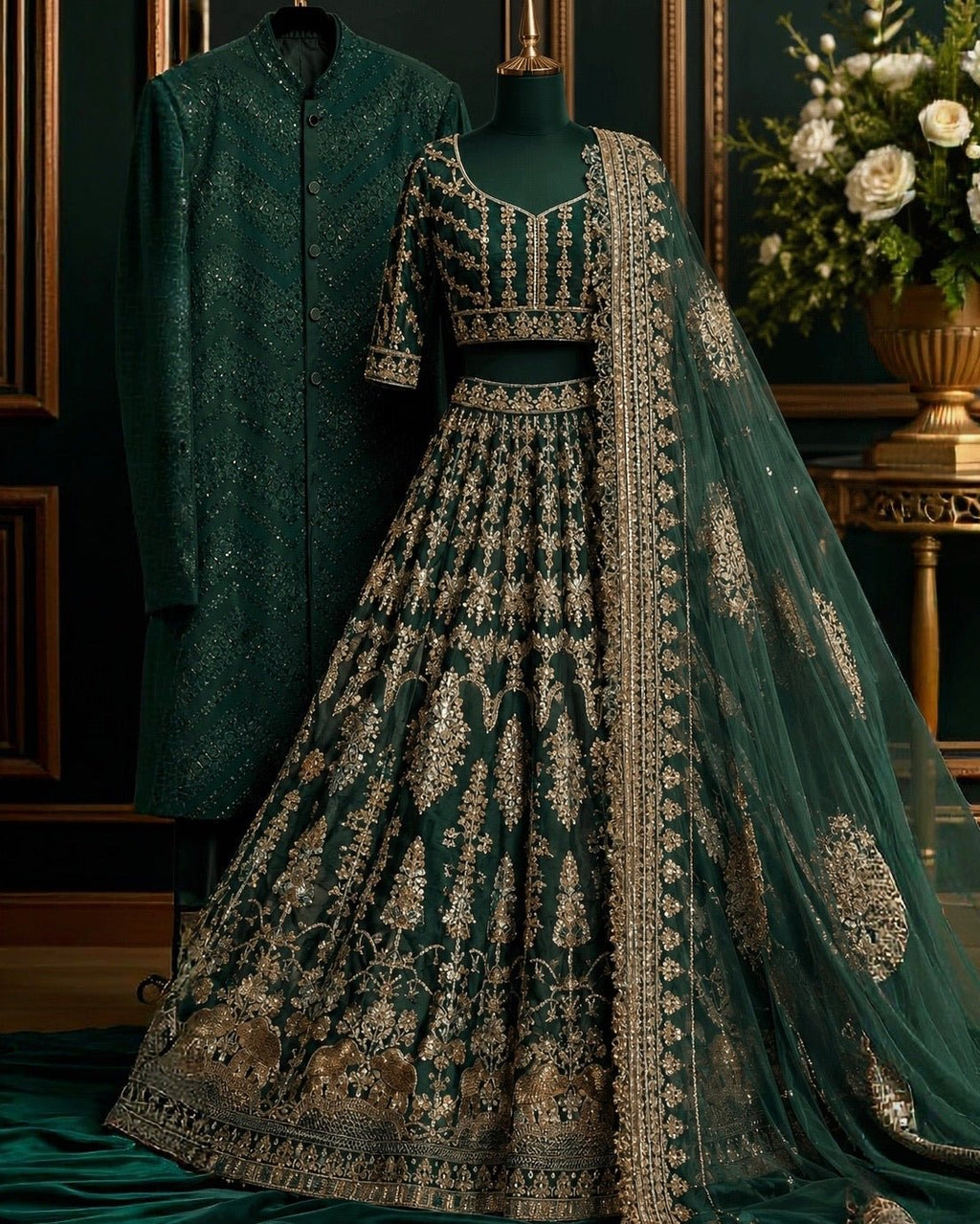 Mor Mahal Lehenga - Touch Of Elegance