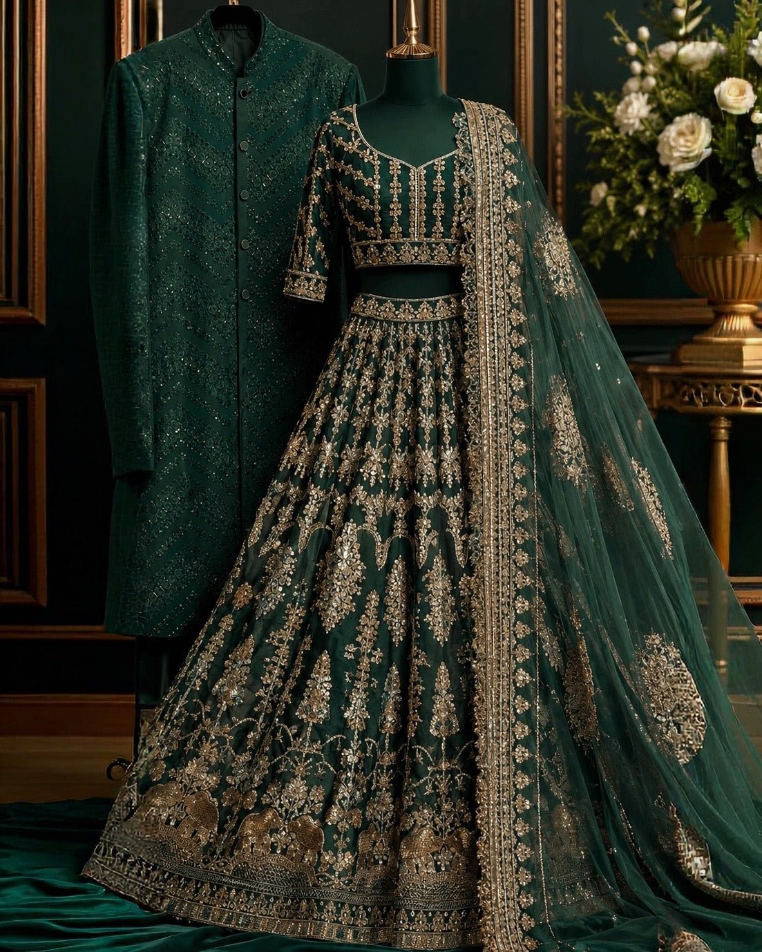 Mor Mahal Lehenga - Touch Of Elegance
