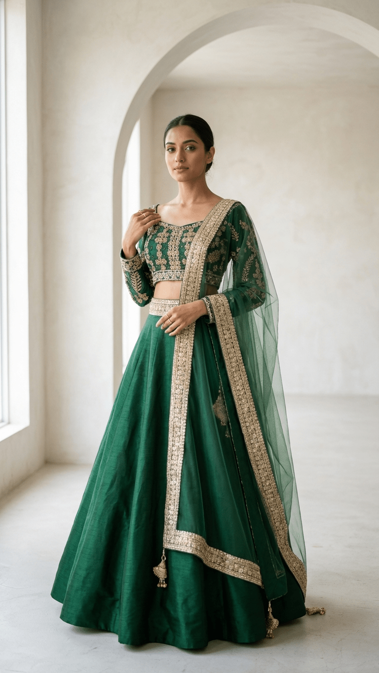 Mor Mehar Lehenga | Ready - to - ship - Touch Of Elegance