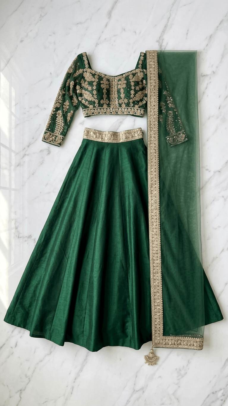 Mor Mehar Lehenga | Ready - to - ship - Touch Of Elegance